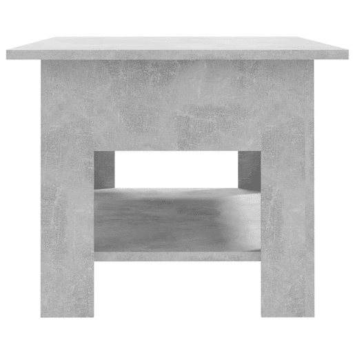 Mesa de Centro, Mesa baixa, 102x55x42 cm madeira processada cinza cimento Mesa de Centro, Mesa baixa, 102x55x42 cm madeira processada cinza cimento