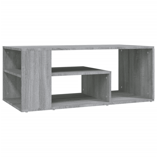 Mesa de Centro, Mesa baixa, 100x50x40cm derivados de madeira cinzento sonoma