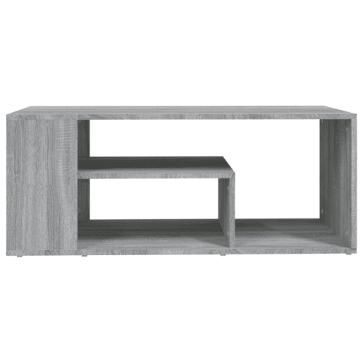 Mesa de Centro, Mesa baixa, 100x50x40cm derivados de madeira cinzento sonoma