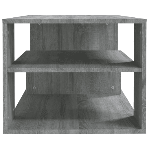 Mesa de Centro, Mesa baixa, 100x50x40cm derivados de madeira cinzento sonoma