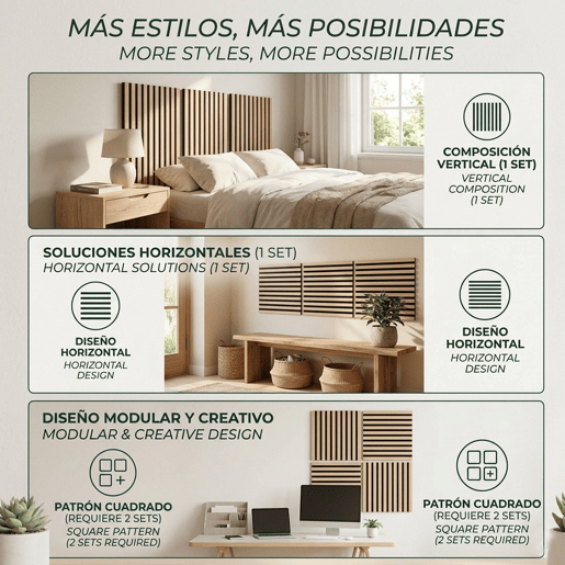 Conjunto de 3 painéis decorativos Well Home 'Colva'