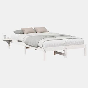 Estrutura De Cama De Casal Simple - Branco 120 x 200 cm