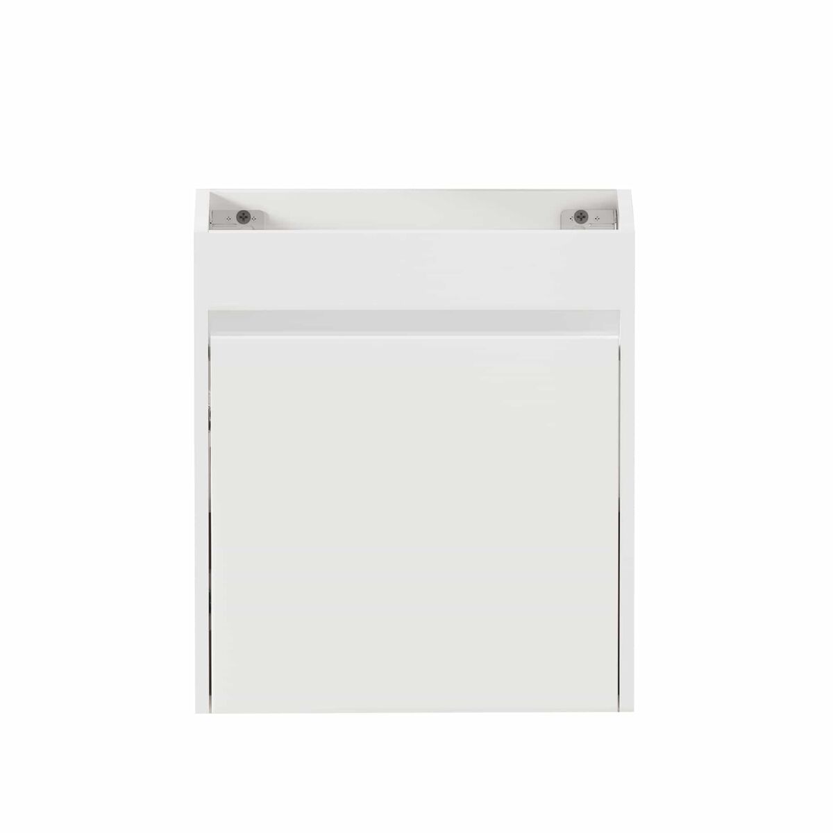 Mueble de baño 46 cm - amplio almacenamiento con 1 puerta de cierre suave - blanco