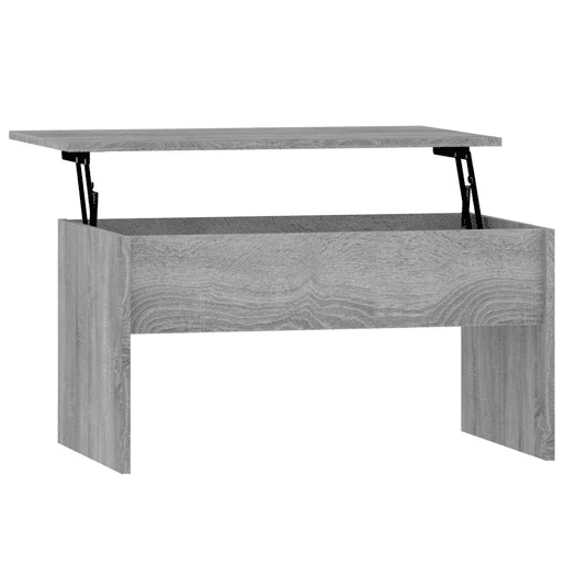 Mesa de Centro, Mesa baixa, 80x50,5x41,5cm madeira processada sonoma cinza Mesa de Centro, Mesa baixa, 80x50,5x41,5cm madeira processada sonoma cinza