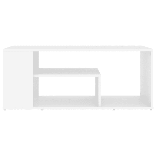 Mesa de Centro, Mesa baixa, 100x50x40 cm derivados de madeira branco