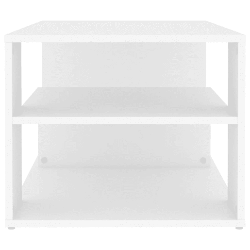 Mesa de Centro, Mesa baixa, 100x50x40 cm derivados de madeira branco