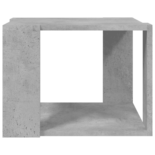 Mesa de Centro, Mesa baixa, 40x40x30 cm madeira processada cinza cimento Mesa de Centro, Mesa baixa, 40x40x30 cm madeira processada cinza cimento