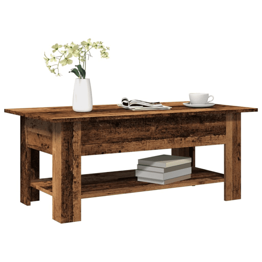 Mesa de Centro, Mesa baixa, 102x55x42 cm derivados de madeira madeira velha