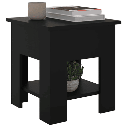 Mesa de Centro, Mesa baixa, 40x40x42 cm derivados de madeira preto