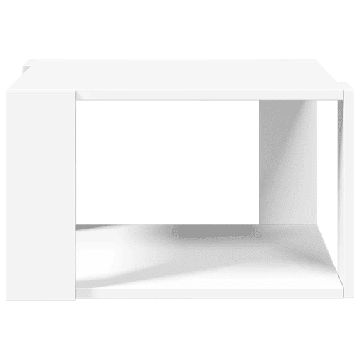 Mesa de Centro, Mesa baixa, branca 51,5x51,5x30 cm madeira projetada