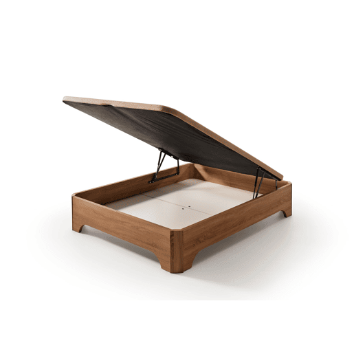 Sofá-cama dobrável Matris com pés, acabamento Elegance em cerejeira, 150x200 (montagem incluída)