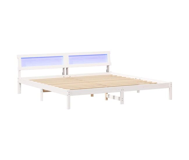 Estructura de cama doble matrimonial - 200 x 200 cm madera de pino macizo