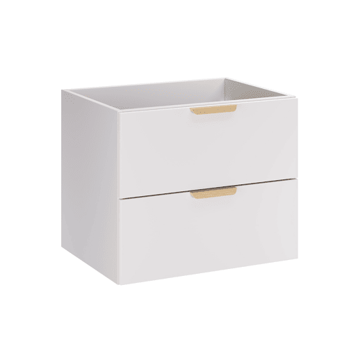 Móvel de toucador Oria 60cm Branco mate
