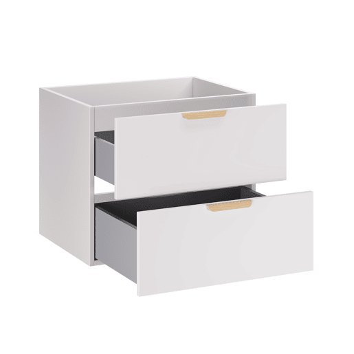Móvel de toucador Oria 60cm Branco mate