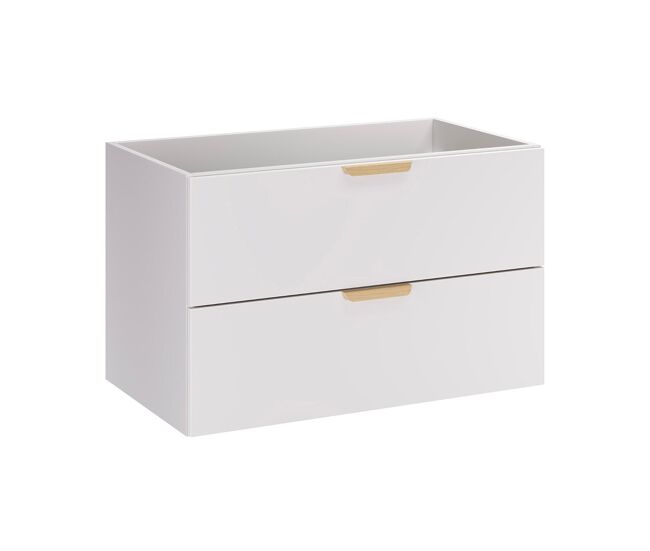 Mueble de baño oria 80cm blanco mate
