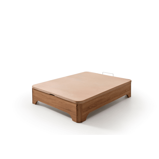 Sofá-cama dobrável Matris com pés, acabamento Elegance em cerejeira, 150x190 (montagem incluída)