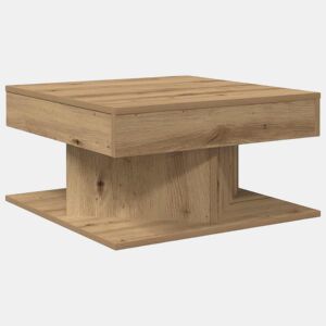 Mesa de Centro, Mesa baixa, 55x55x30 cm derivados de madeira carvalho artisiano
