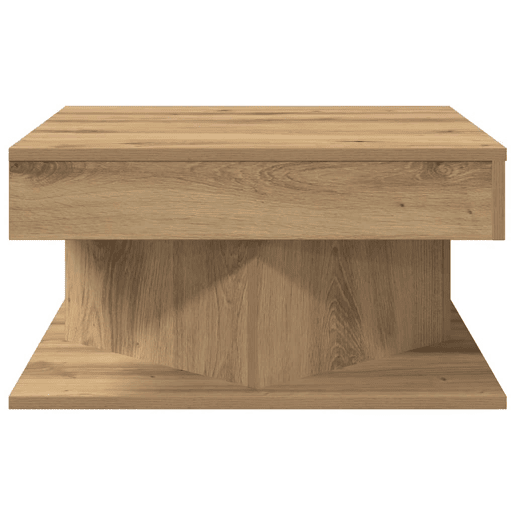 Mesa de Centro, Mesa baixa, 55x55x30 cm derivados de madeira carvalho artisiano