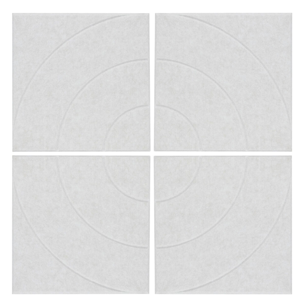Well Home Set de 4 Paneles de fieltro decorativos