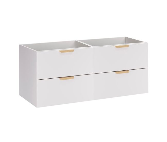 Mueble de baño oria 120cm blanco mate
