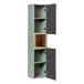 Conjunto mueble lavabo individual y columna Jade 80 Conjunto mueble lavabo individual y columna Jade 80 Verde