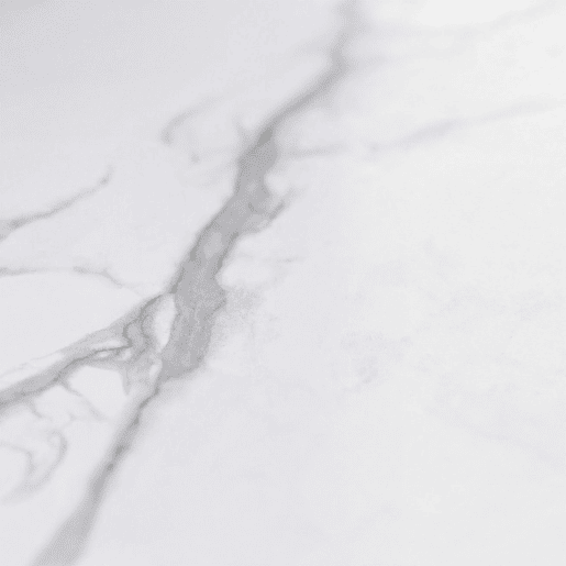 Mesa de jantar Naya Negro Mate - Mármol Blanco 140 x 75 x 80 cm