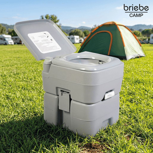 Briebe WC1113 Sanita Química Portátil para Adultos 20L Camper, Campismo, Caravana, Auto Caravana, WC, , Cinza