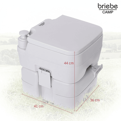 Briebe WC1113 Sanita Química Portátil para Adultos 20L Camper, Campismo, Caravana, Auto Caravana, WC, , Cinza
