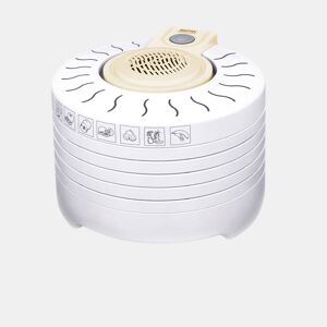 MPM MSG-03 Desidratador de Alimentos, 4 Tabuleiros, BPA Free, Seca Frutas, Legumes, 250, Branco