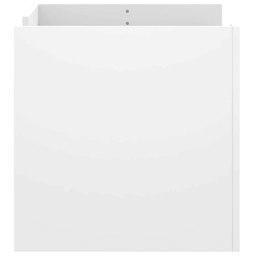 Mesa de Centro, Mesa baixa, 80x50x50 cm derivados de madeira branco