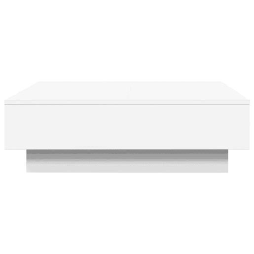 Mesa de Centro, Mesa baixa, 90x90x28 cm contraplacado branco