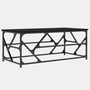 Mesa de Centro, Mesa baixa, 100x50x40 cm derivados de madeira preto