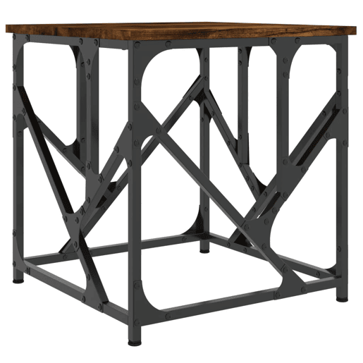 Mesa de Centro, Mesa baixa, 45x45x47,5 derivados madeira carvalho fumado