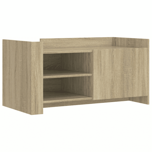 Mesa de Centro, Mesa baixa, 100x50x50cm derivados de madeira carvalho sonoma
