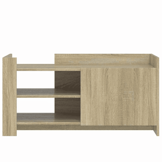 Mesa de Centro, Mesa baixa, 100x50x50cm derivados de madeira carvalho sonoma