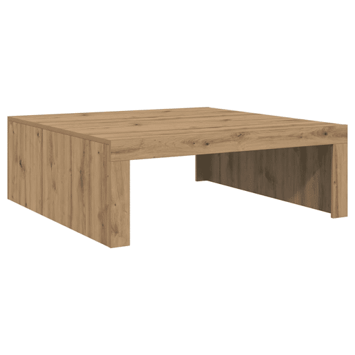 Mesa de Centro, Mesa baixa, 100x100x35 cm derivados madeira carvalho artisiano
