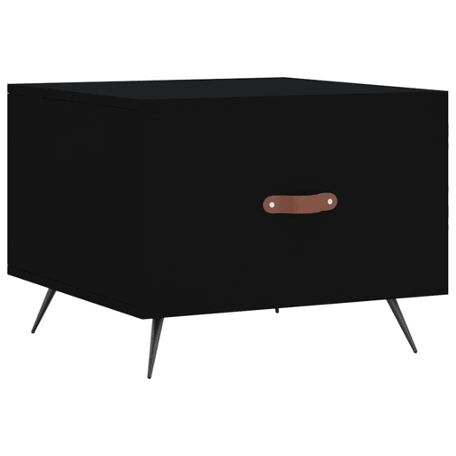 Mesa de Centro, Mesa baixa, 50x50x40 cm derivados de madeira preto
