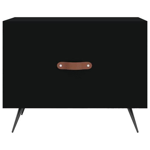 Mesa de Centro, Mesa baixa, 50x50x40 cm derivados de madeira preto