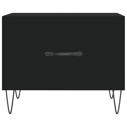 Mesa de Centro, Mesa baixa, 50x50x40 cm derivados de madeira preto
