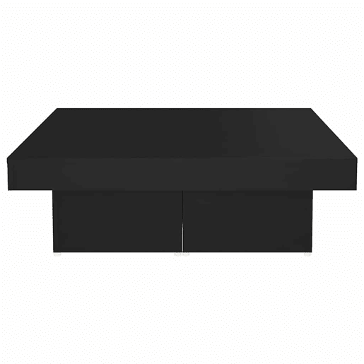Mesa de Centro, Mesa baixa, 90x90x28 cm derivados de madeira preto