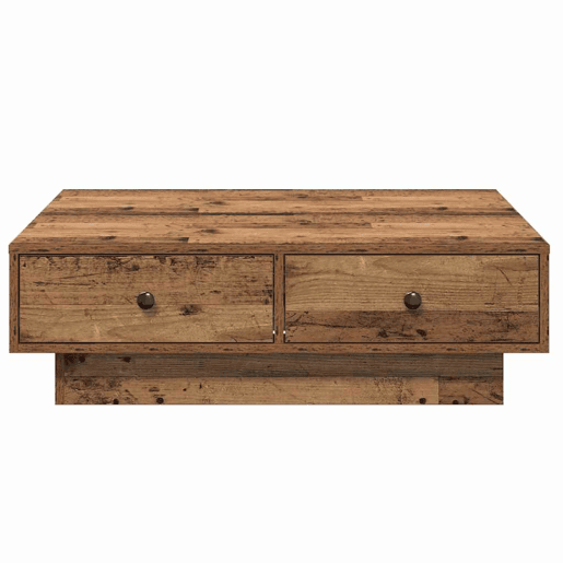 Mesa de Centro, Mesa baixa, Madeira antiga 90 x 90 x 28 cm
