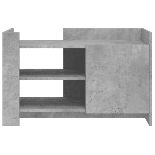 Mesa de Centro, Mesa baixa, 80x50x50 cm derivados de madeira cinza cimento