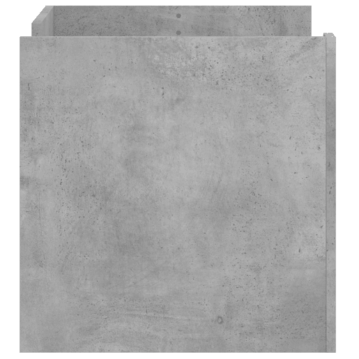 Mesa de Centro, Mesa baixa, 80x50x50 cm derivados de madeira cinza cimento