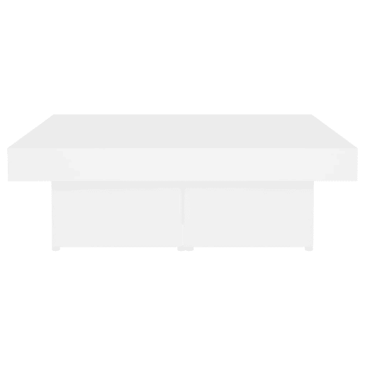 Mesa de Centro, Mesa baixa, 90x90x28 cm derivados de madeira branco