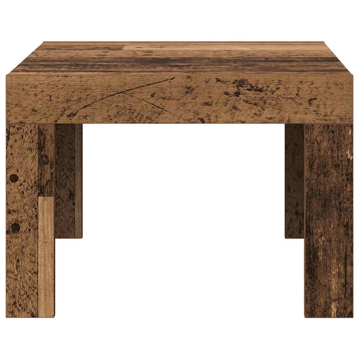 Mesa de Centro, Mesa baixa, Madeira antiga 50 x 50 x 35 cm