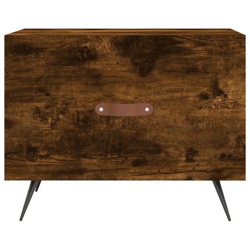 Mesa de Centro, Mesa baixa, 50x50x40 cm derivados de madeira carvalho fumado