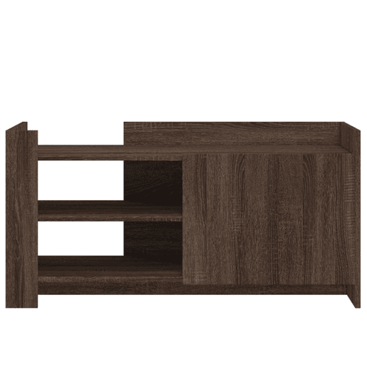 Mesa de Centro, Mesa baixa, 100x50x50 cm deriv. madeira carvalho castanho
