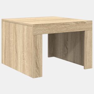 Mesa de Centro, Mesa baixa, 50x50x35 cm derivados de madeira carvalho sonoma