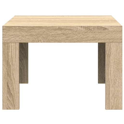 Mesa de Centro, Mesa baixa, 50x50x35 cm derivados de madeira carvalho sonoma