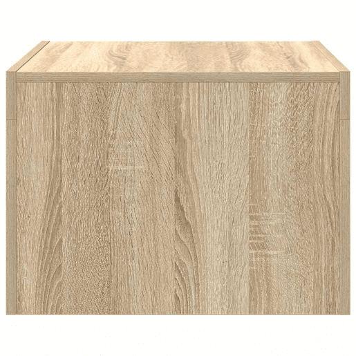 Mesa de Centro, Mesa baixa, 50x50x35 cm derivados de madeira carvalho sonoma